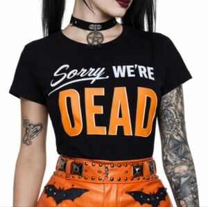 Tricks & Treats Sorry We're Dead Graphic Tee